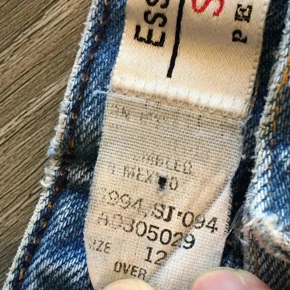 Vintage 90s High Waisted Denim Jeans Essentials Sport Denim Jeans Size 12 - Picture 11 of 11